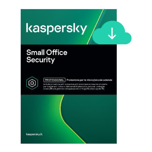 KASPERSKY (ESD-licenza elettronica) SMALL OFFICE SECURITY - Rinnovo - 1 anno - 2server + 15-19client (KL4541XPMFR) Fino:31/12